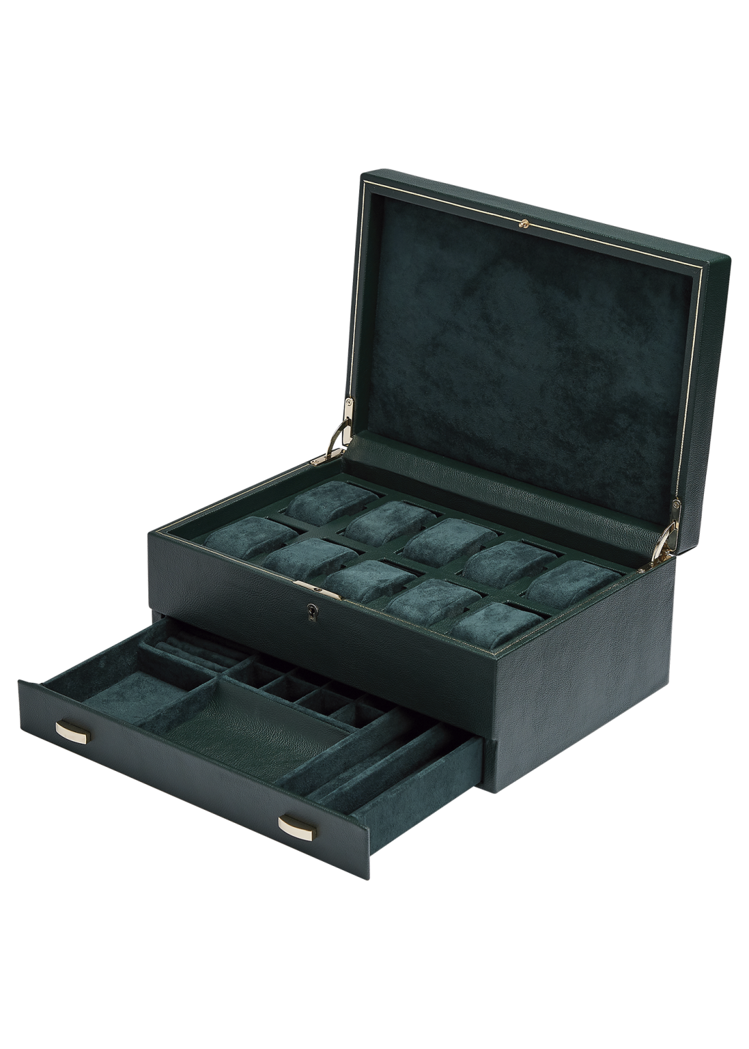 BRITISH RACING 10 PIECE WATCH BOX